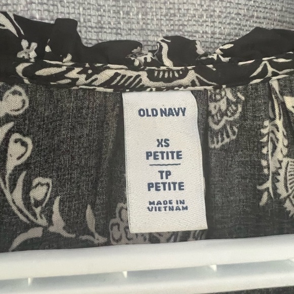 Black and White Pattern Midi Dress - Picture 3 of 4